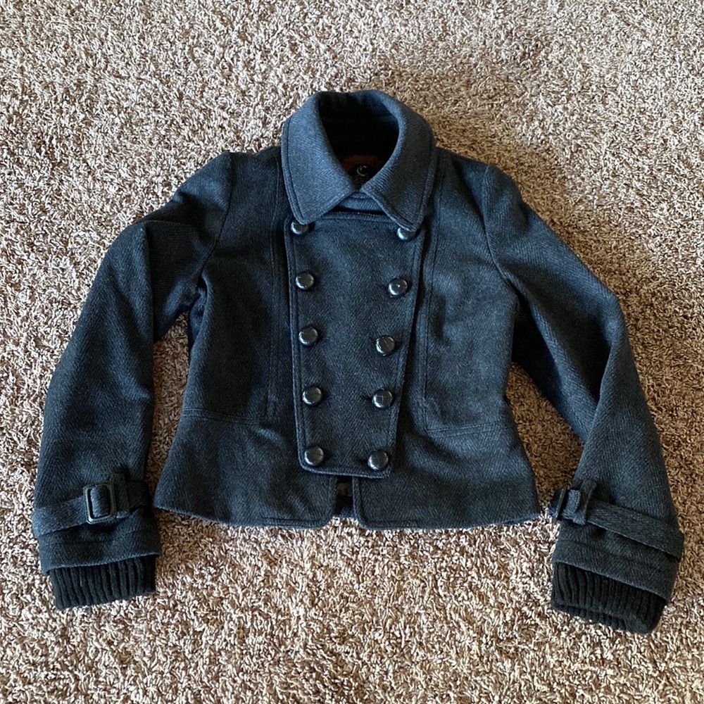 MOVING SALE!! Wool Blend Military Jacket